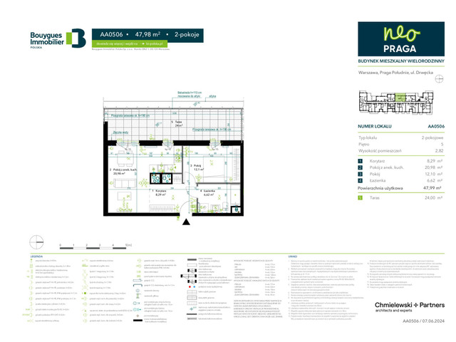 Mieszkanie w inwestycji Neo Praga, symbol AA0506 » nportal.pl