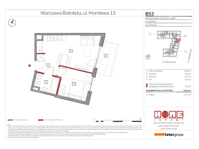 Mieszkanie w inwestycji Przystań Żerań, symbol B53 » nportal.pl