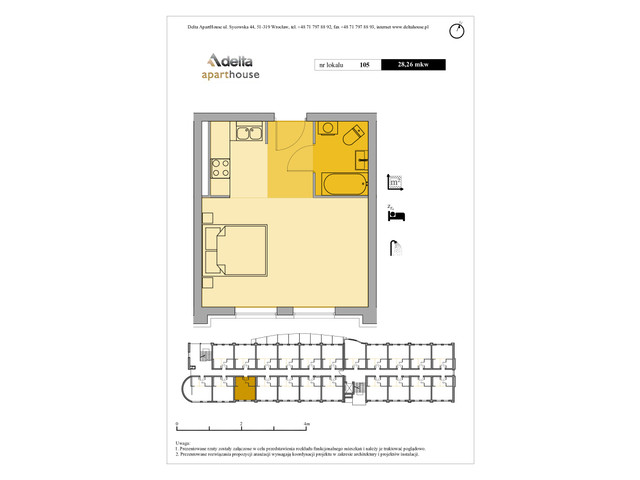 Mieszkanie w inwestycji Delta Apart House, symbol 105 » nportal.pl