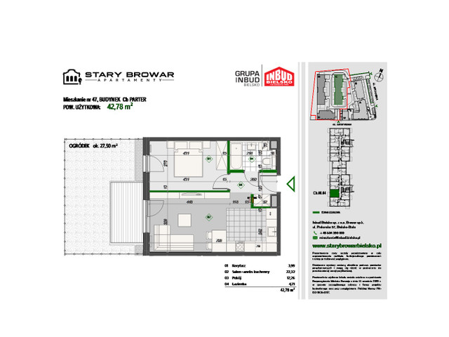 Mieszkanie w inwestycji Stary Browar Apartamenty - etap II, symbol C47 » nportal.pl