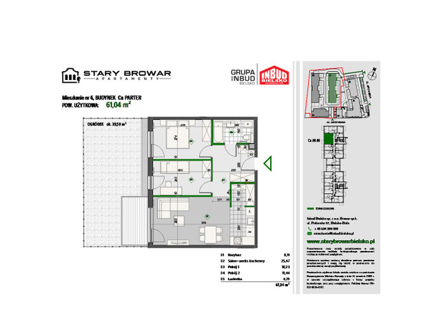 Mieszkanie w inwestycji Stary Browar Apartamenty - etap II, symbol C6 » nportal.pl