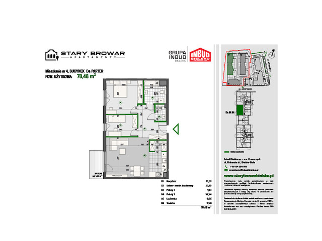 Mieszkanie w inwestycji Stary Browar Apartamenty - etap II, symbol D4 » nportal.pl