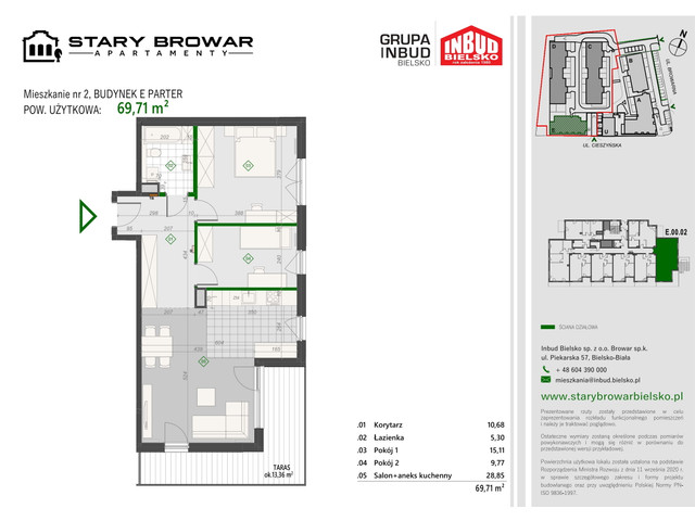 Mieszkanie w inwestycji Stary Browar Apartamenty - etap II, symbol E2 » nportal.pl