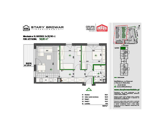 Mieszkanie w inwestycji Stary Browar Apartamenty - etap II, symbol C15 » nportal.pl