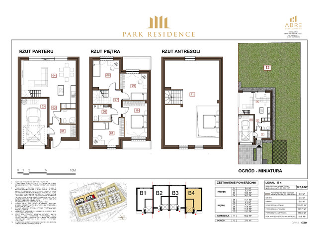 Dom w inwestycji Park Residence I, budynek Rezerwacja, symbol B4 » nportal.pl