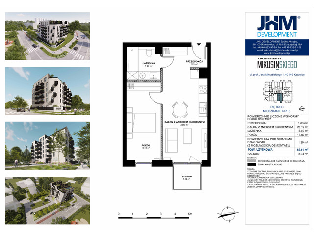 Mieszkanie w inwestycji Apartamenty Mikusińskiego, symbol M13 » nportal.pl