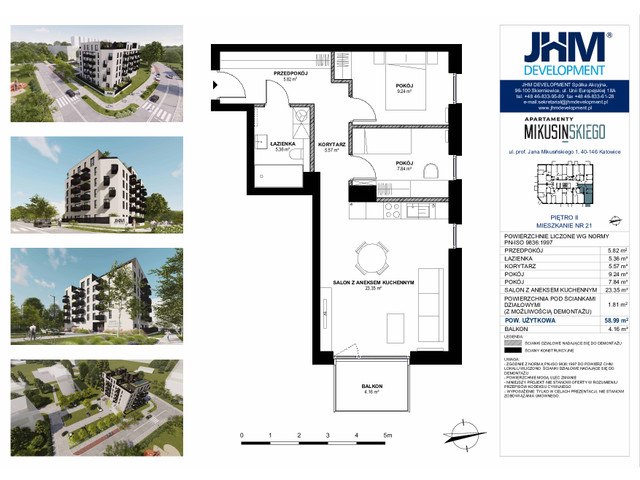 Mieszkanie w inwestycji Apartamenty Mikusińskiego, symbol M21 » nportal.pl