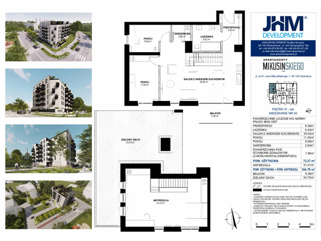 Mieszkanie w inwestycji Apartamenty Mikusińskiego, symbol M36 » nportal.pl