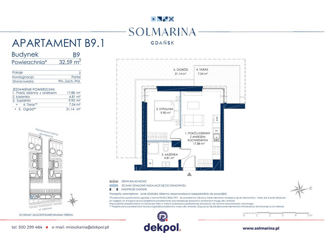 Mieszkanie w inwestycji Sol Marina, symbol B9.1 » nportal.pl