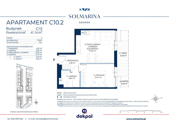 Mieszkanie w inwestycji Sol Marina, budynek Rezerwacja, symbol C10.2 » nportal.pl