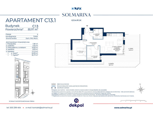 Mieszkanie w inwestycji Sol Marina, symbol C13.1 » nportal.pl