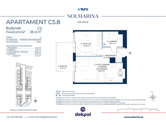 Mieszkanie w inwestycji Sol Marina, budynek Rezerwacja, symbol C5.8 » nportal.pl