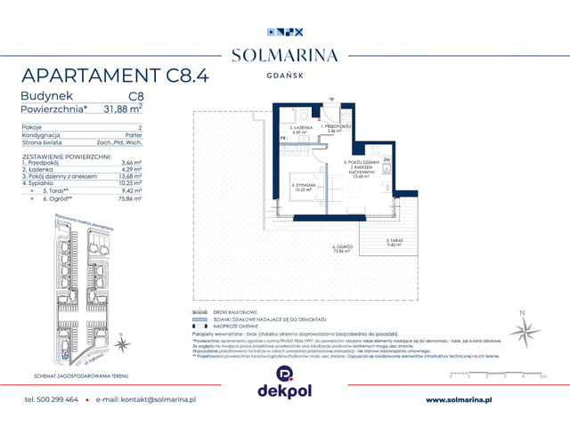 Mieszkanie w inwestycji Sol Marina, symbol C8.4 » nportal.pl