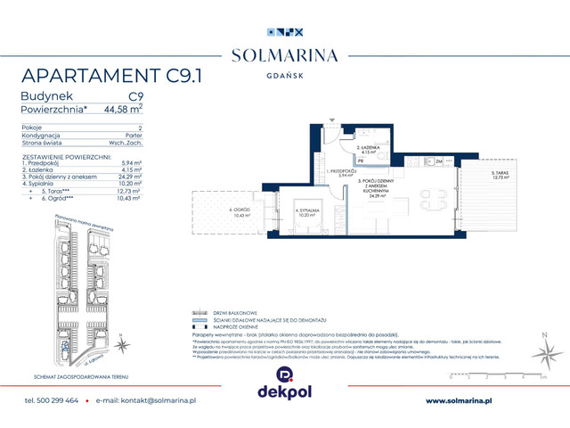 Mieszkanie w inwestycji Sol Marina, symbol C9.1 » nportal.pl