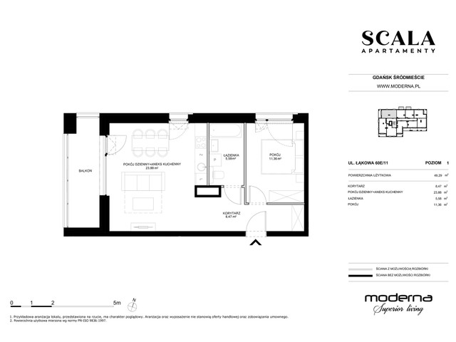 Mieszkanie w inwestycji Apartamenty Scala, symbol E-11 » nportal.pl