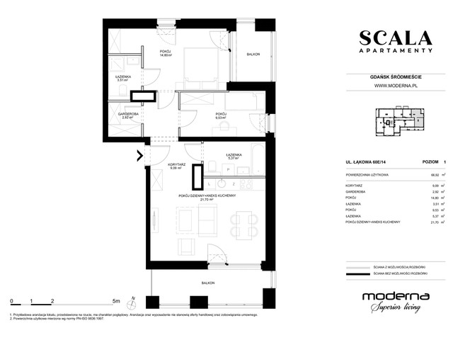 Mieszkanie w inwestycji Apartamenty Scala, symbol E-14 » nportal.pl