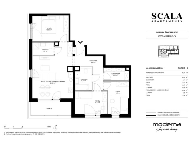 Mieszkanie w inwestycji Apartamenty Scala, symbol E-38 » nportal.pl