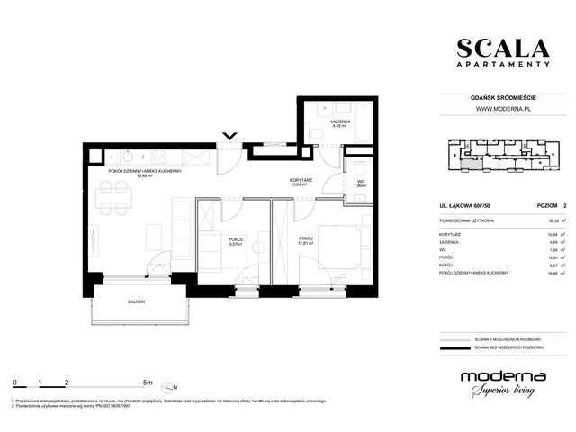 Mieszkanie w inwestycji Apartamenty Scala, symbol F-50 » nportal.pl