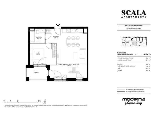 Mieszkanie w inwestycji Apartamenty Scala, symbol H-45 » nportal.pl