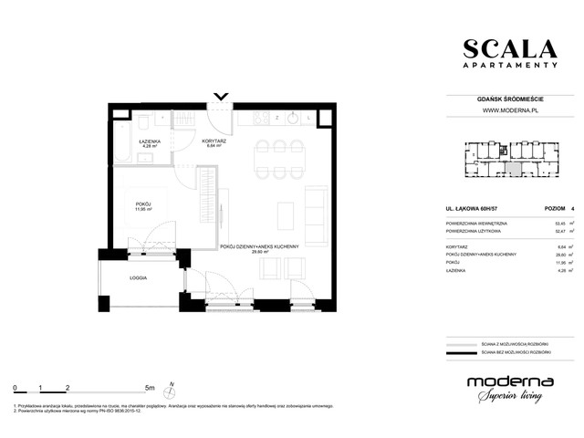 Mieszkanie w inwestycji Apartamenty Scala, symbol H-57 » nportal.pl