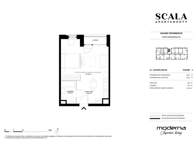 Mieszkanie w inwestycji Apartamenty Scala, symbol K-49 » nportal.pl