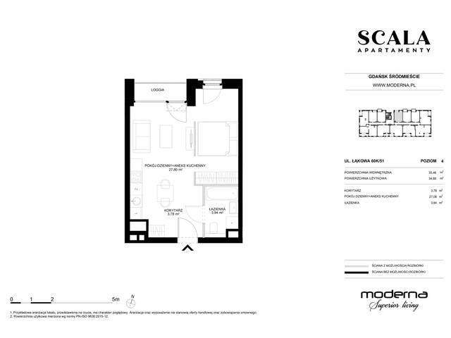 Mieszkanie w inwestycji Apartamenty Scala, symbol K-51 » nportal.pl