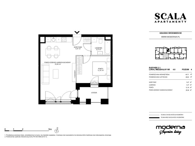 Mieszkanie w inwestycji Apartamenty Scala, symbol K-58 » nportal.pl