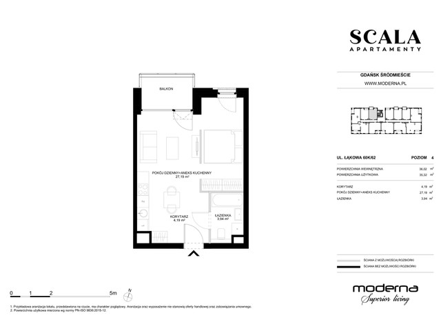 Mieszkanie w inwestycji Apartamenty Scala, symbol K-62 » nportal.pl