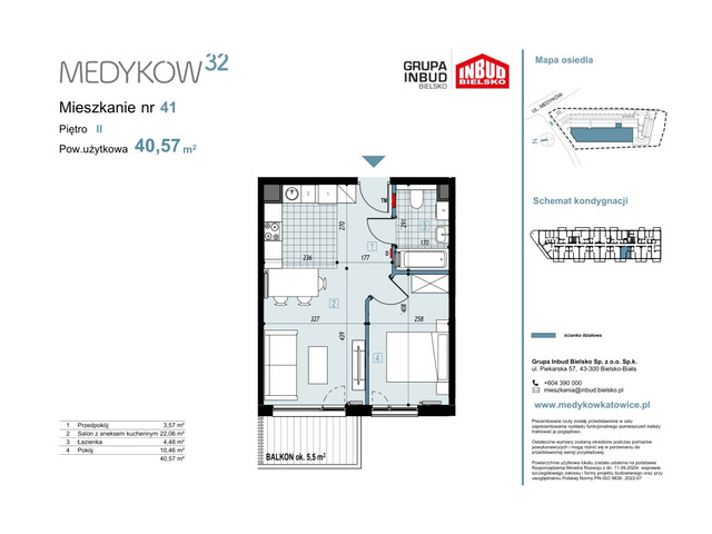 Mieszkanie w inwestycji Medyków 32, symbol M.41 » nportal.pl