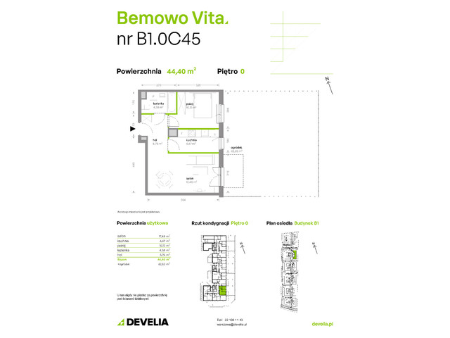 Mieszkanie w inwestycji Bemowo Vita, symbol B1/0/C45 » nportal.pl