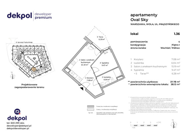 Mieszkanie w inwestycji OVAL SKY, budynek CONDOHOTEL, symbol 1.36 » nportal.pl