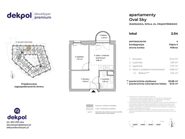 Mieszkanie w inwestycji OVAL SKY, budynek CONDOHOTEL, symbol 2.04 » nportal.pl