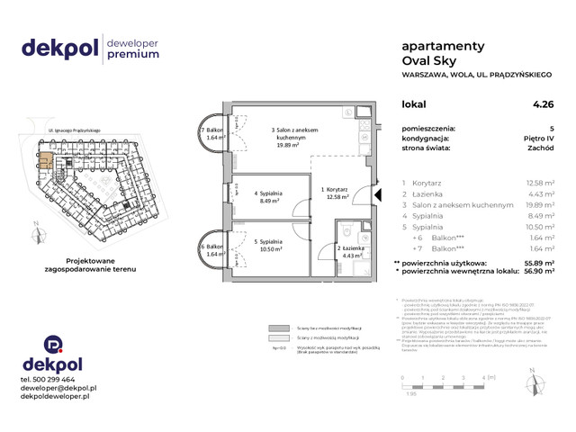 Mieszkanie w inwestycji OVAL SKY, symbol 4.26 » nportal.pl