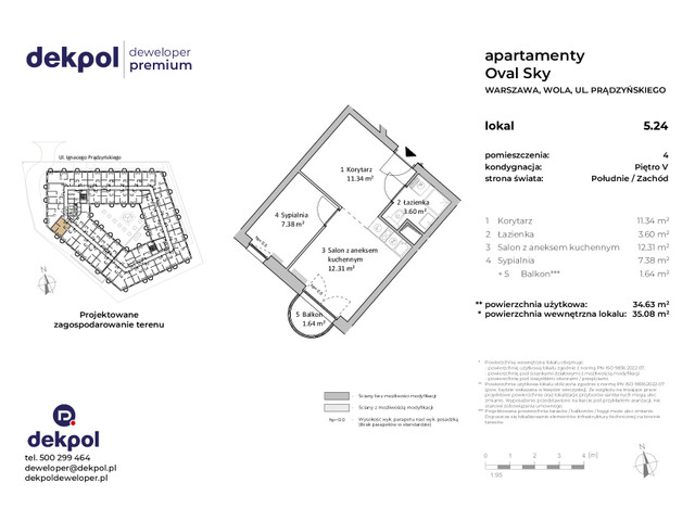 Mieszkanie w inwestycji OVAL SKY, symbol 5.24 » nportal.pl