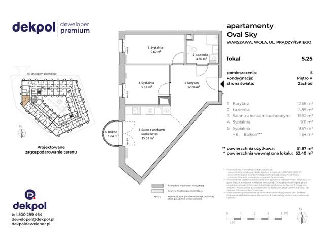 Mieszkanie w inwestycji OVAL SKY, symbol 5.25 » nportal.pl