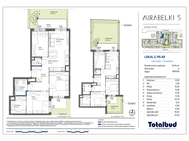Mieszkanie w inwestycji Mirabelki 5, symbol C.P0.49 » nportal.pl