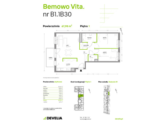 Mieszkanie w inwestycji Bemowo Vita, symbol B1/1/B30 » nportal.pl