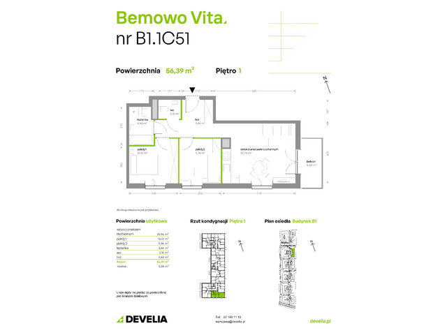 Mieszkanie w inwestycji Bemowo Vita, symbol B1/1/C51 » nportal.pl