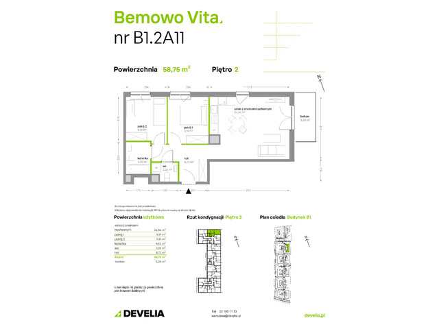 Mieszkanie w inwestycji Bemowo Vita, symbol B1/2/A11 » nportal.pl