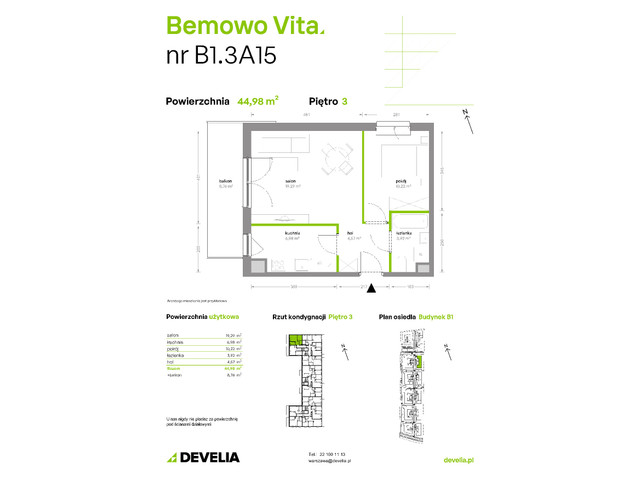 Mieszkanie w inwestycji Bemowo Vita, symbol B1/3/A15 » nportal.pl