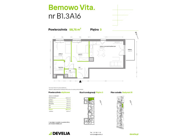 Mieszkanie w inwestycji Bemowo Vita, symbol B1/3/A16 » nportal.pl