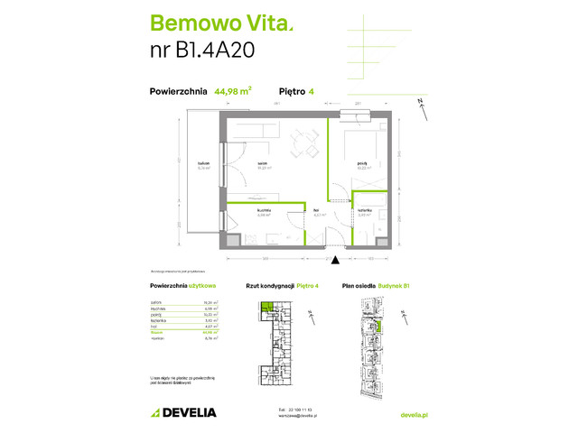 Mieszkanie w inwestycji Bemowo Vita, symbol B1/4/A20 » nportal.pl