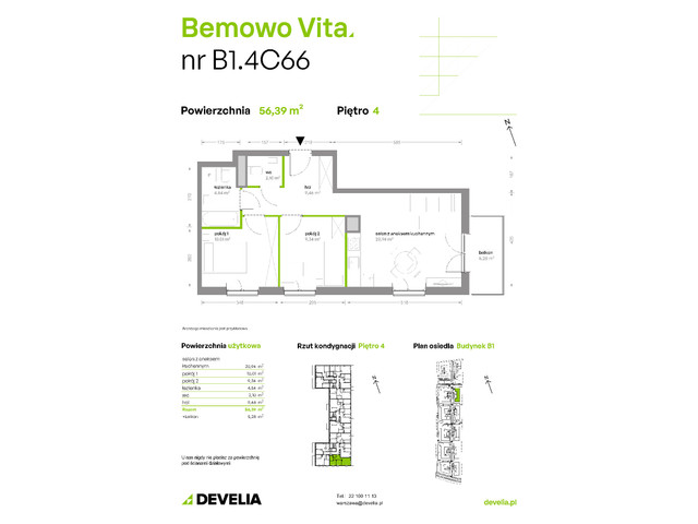 Mieszkanie w inwestycji Bemowo Vita, symbol B1/4/C66 » nportal.pl