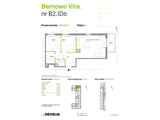 Mieszkanie w inwestycji Bemowo Vita, symbol B2/1/D6 » nportal.pl