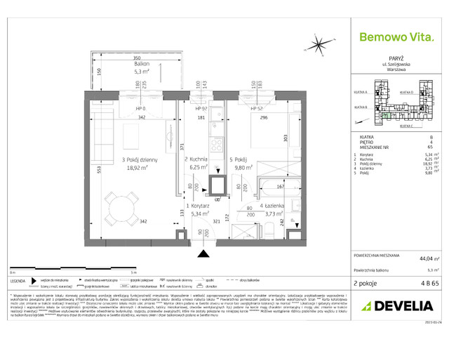 Mieszkanie w inwestycji Bemowo Vita, symbol B3/4/B65 » nportal.pl