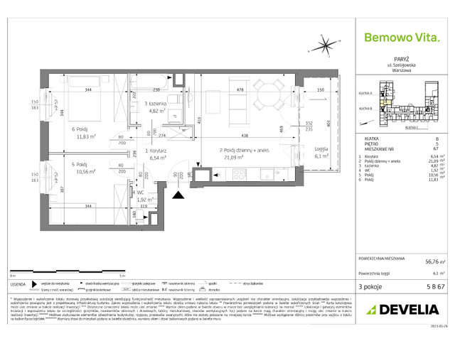 Mieszkanie w inwestycji Bemowo Vita, symbol B3/5/B67 » nportal.pl