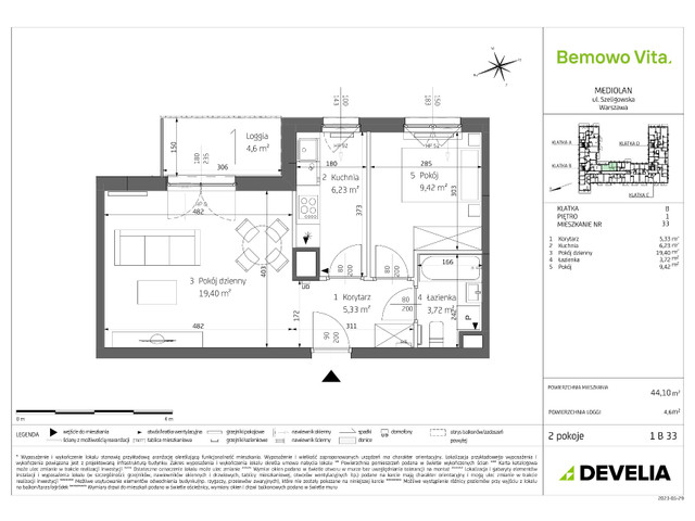 Mieszkanie w inwestycji Bemowo Vita, symbol B4/1/B33 » nportal.pl