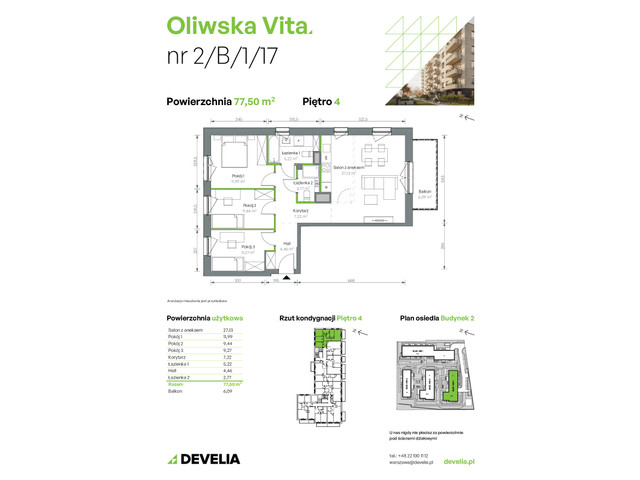 Mieszkanie w inwestycji Oliwska Vita, symbol 2/B/1/17 » nportal.pl