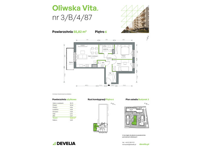 Mieszkanie w inwestycji Oliwska Vita, symbol 3/B/4/87 » nportal.pl