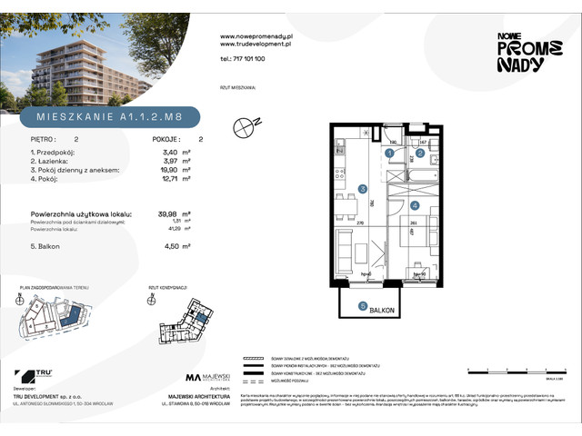 Mieszkanie w inwestycji Nowe Promenady, symbol A1-A1.1.2.M8 » nportal.pl